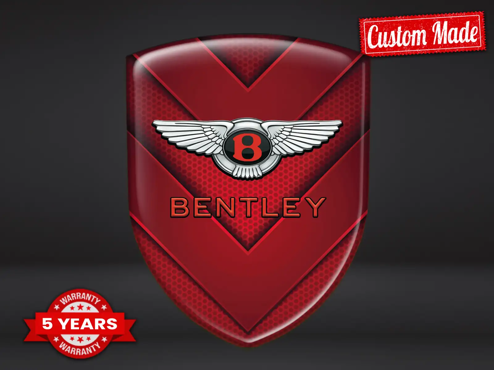 Bentley Adesivi Logo Personalizzati Qualità Design Sobrio